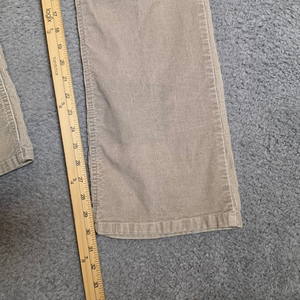 Sonoma Corduroy Pants Womens 12 Tan Excellent Bootcut Stretch Mid Rise - Picture 7 of 8